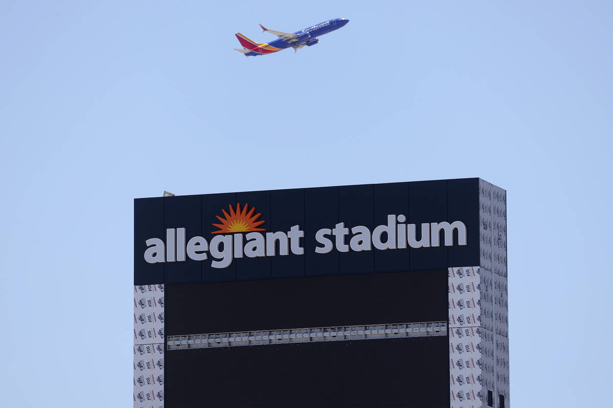 The Raiders Allegiant Stadium in Las Vegas, Saturday, July 18, 2020. (Erik Verduzco / Las Vegas ...