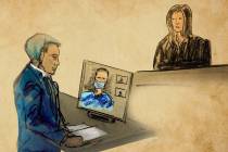 Rosalio Andres Siguenza-Romero attended his hearing via videoconference before U.S. Magistrate ...