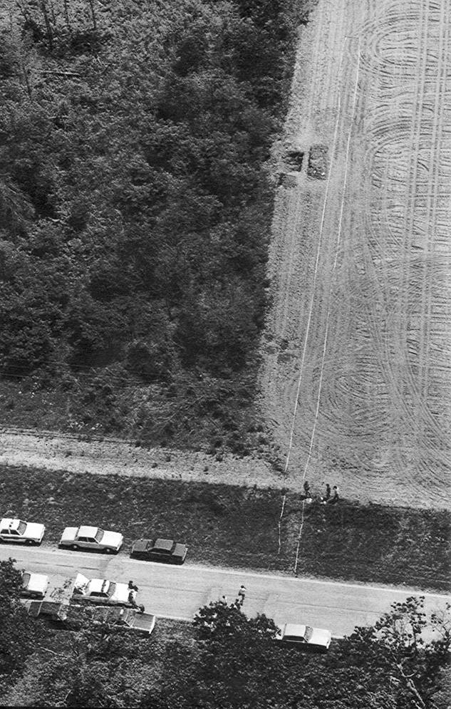 The bodies of Anthony and Michael Spilotro were found buried at the edge of this cornfield near ...