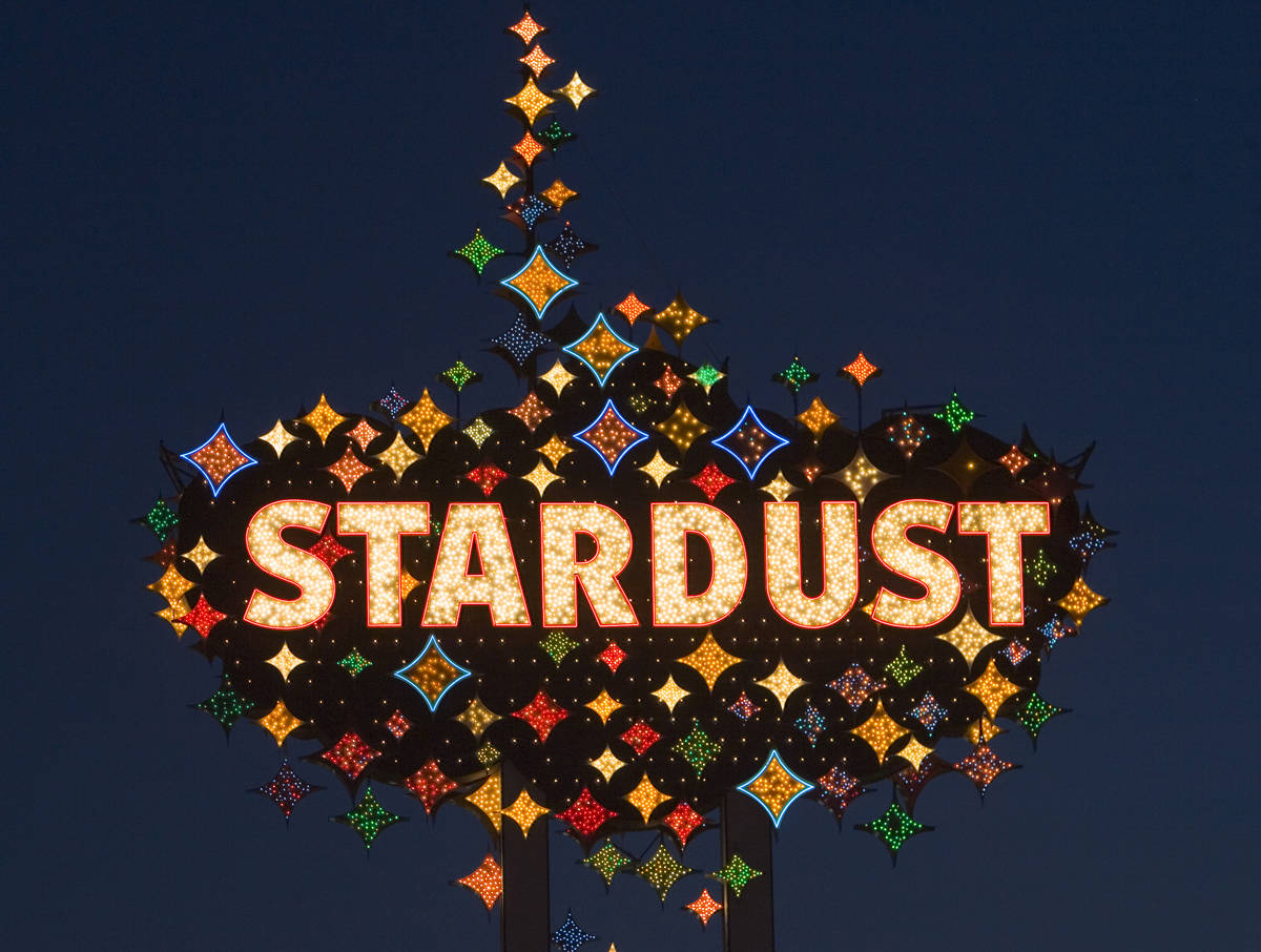 The famous Stardust sign. (Las Vegas Review-Journal file)