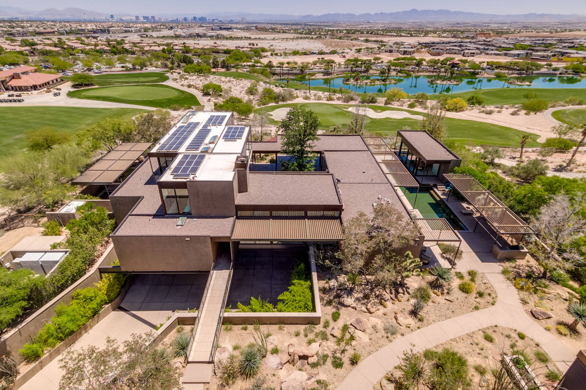 Former gaming executive Jim Murren's home, which is called Skyspace is in The Ridges in Summerl ...