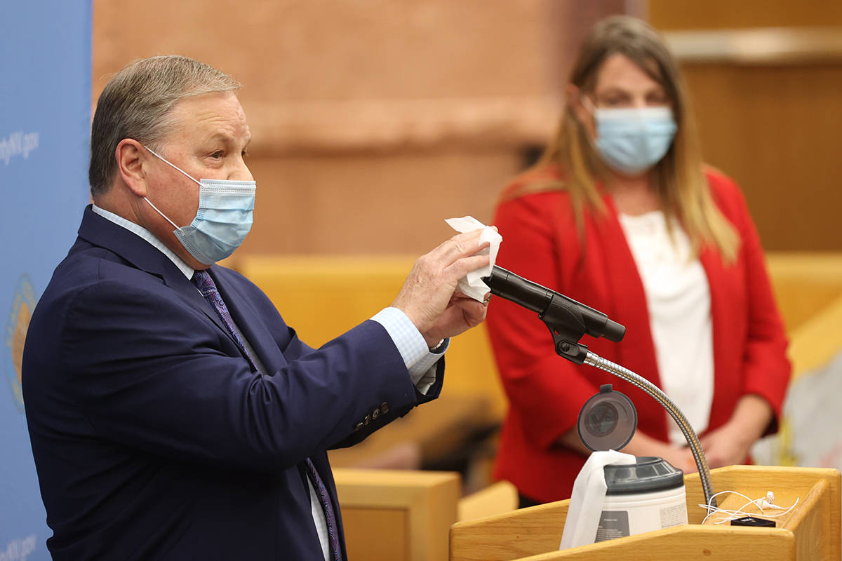 Dr. Michael Johnson, director of the Community Health Division for the Southern Nevada Health D ...