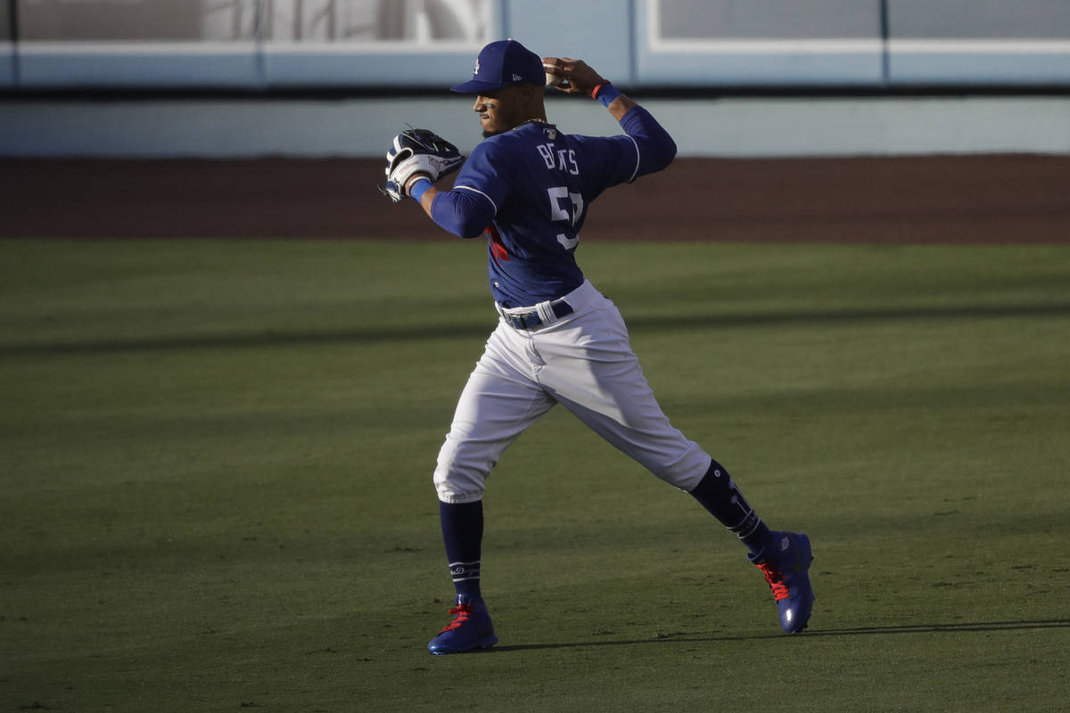 Mookie Betts makes spectacular throw from outfield for Dodgers' double play  National News - Bally Sports