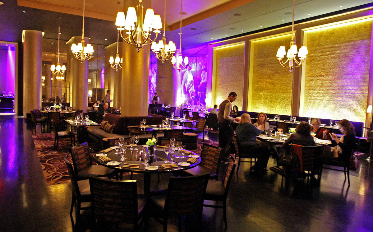 Sage restaurant at Aria will not reopen, 10 years after it opened. (Review-Journal file)
