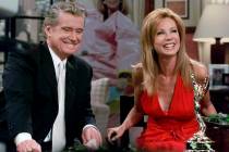 FILE - In this July 28, 2000 file photo, Kathie Lee Gifford and co-host Regis Philbin reminisce ...