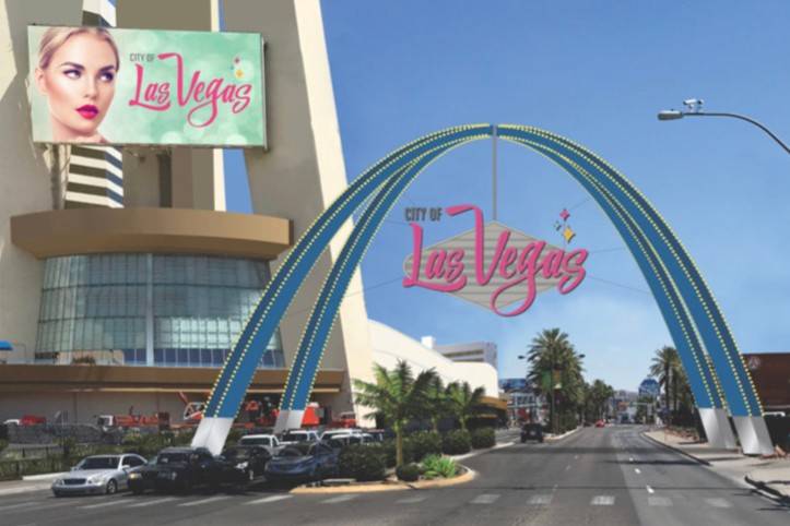 new las vegas arch sign