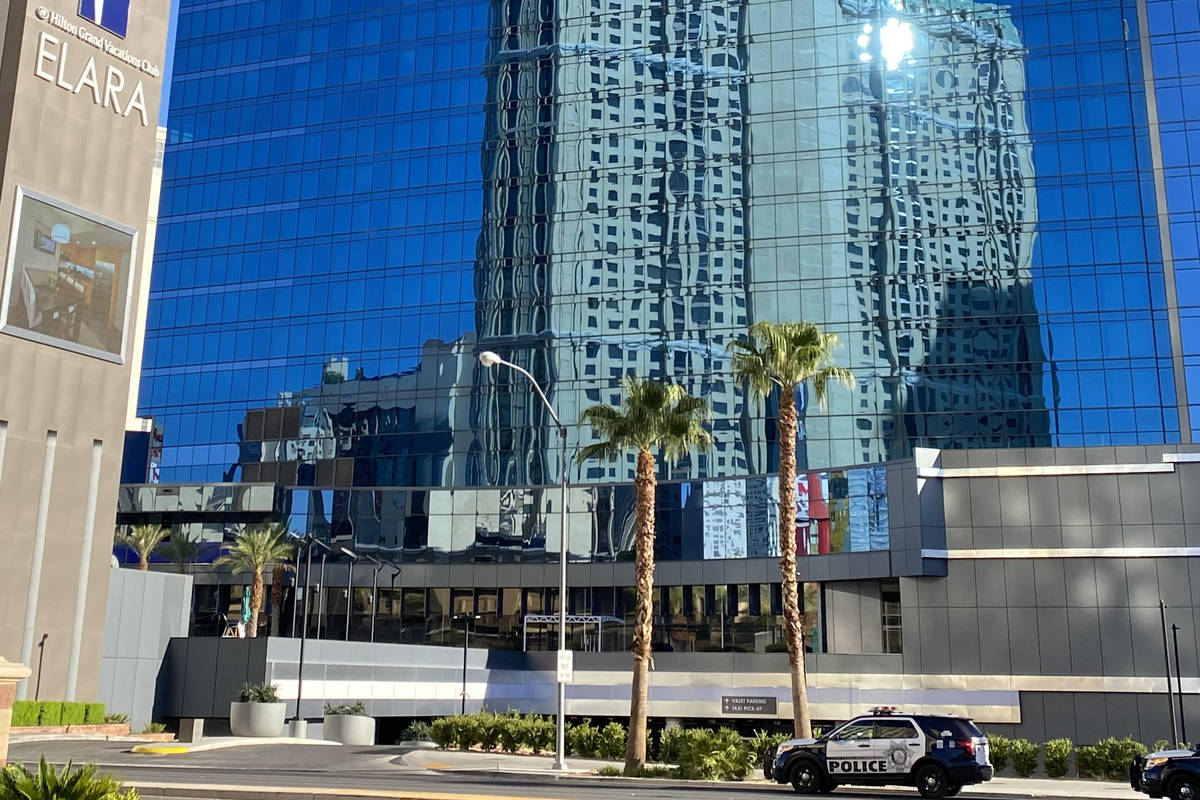 Las Vegas police are investigating the firing of gunshots on the 28th floor of Elara by Hilton ...