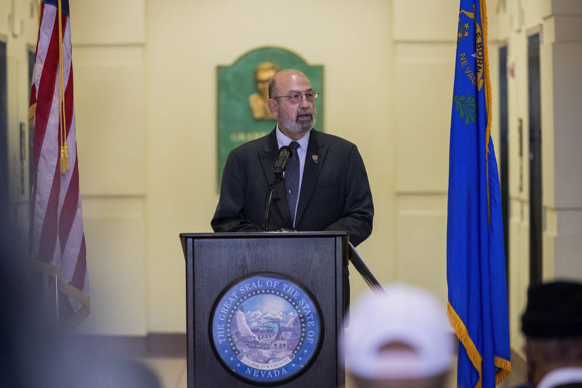 Fred Wagar, deputy director of programs and services for the Nevada Department of Veterans Serv ...