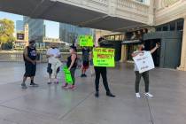 A protest organized by a Facebook group called “Nevada United” took place Friday, July 31, ...