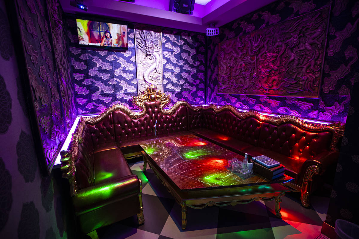 A room at Kamu Karaoke at the Grand Canal Shoppes at The Venetian in Las Vegas on Thursday, Jul ...