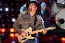 This March 14, 2019 file photo shows Garth Brooks performing at the iHeartRadio Music Awards in ...