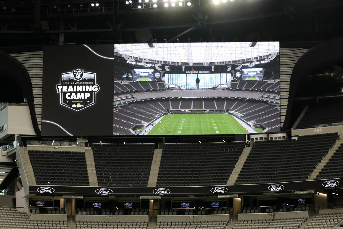 Allegiant Stadium offers 2,200 video screens for fans Allegiant Stadium Business