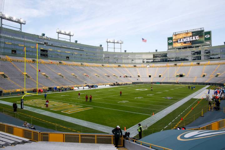 Lambeau Field is seen an NFL football game between the Green Bay Packers and the Washington Red ...