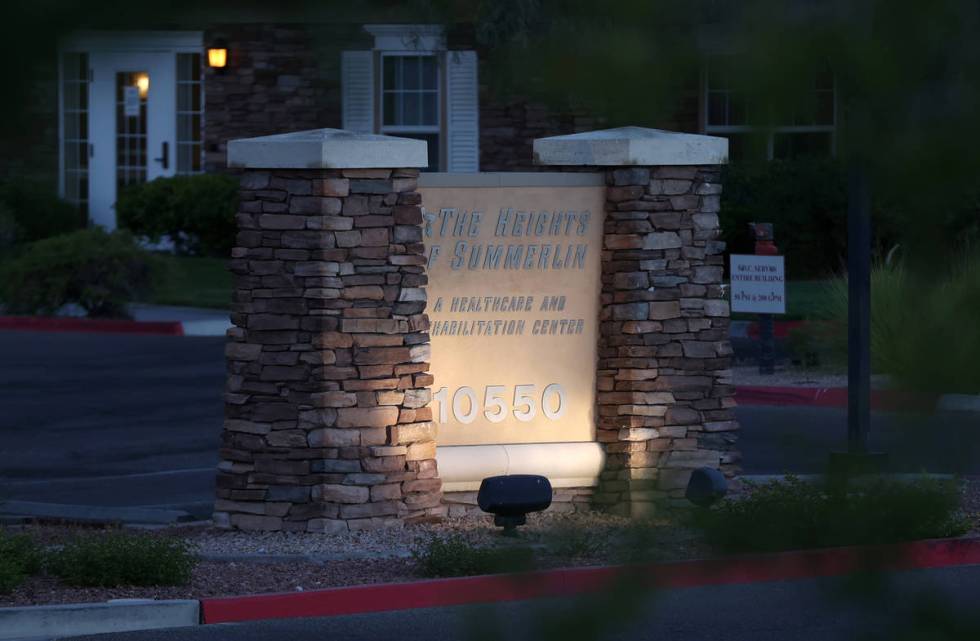 The Heights of Summerlin in Las Vegas, Tuesday, July 28, 2020. (Erik Verduzco / Las Vegas Revie ...