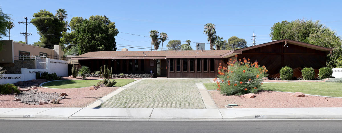 A home at 1859 Ottawa Drive in the Paradise Palms neighborhood in Las Vegas Thursday, July 30, ...