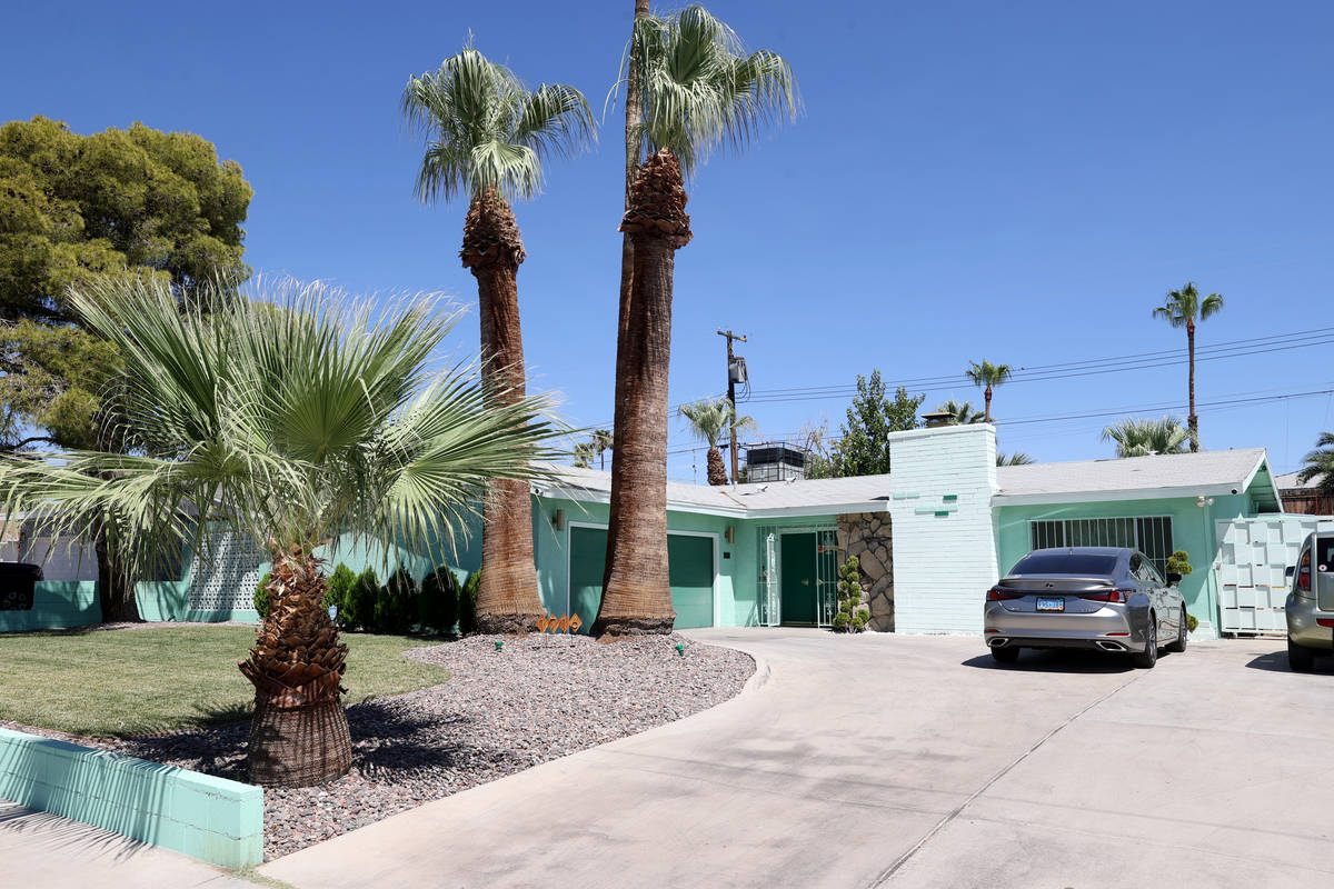 A home at 1716 Sombrero Drive in the Paradise Palms neighborhood in Las Vegas Thursday, July 30 ...