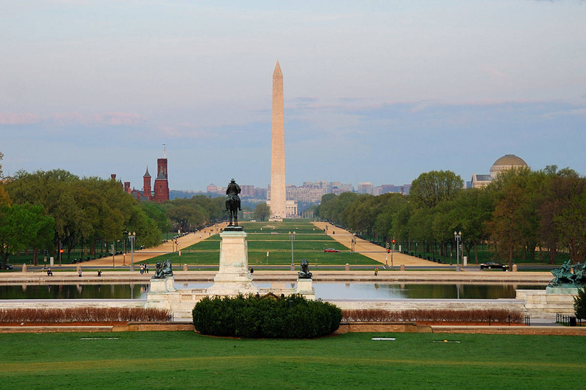National Mall with Washington Monument in Washington (Getty Images)