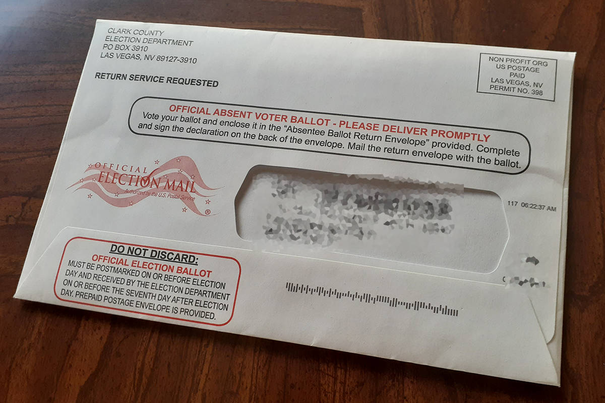 Nevada Republicans oppose AB4, vote-by-mail bill. | Las Vegas Review-Journal