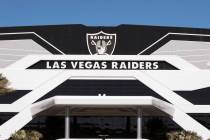 The Las Vegas Raiders headquarters and practice facility photographed on Wednesday, July 8, 202 ...