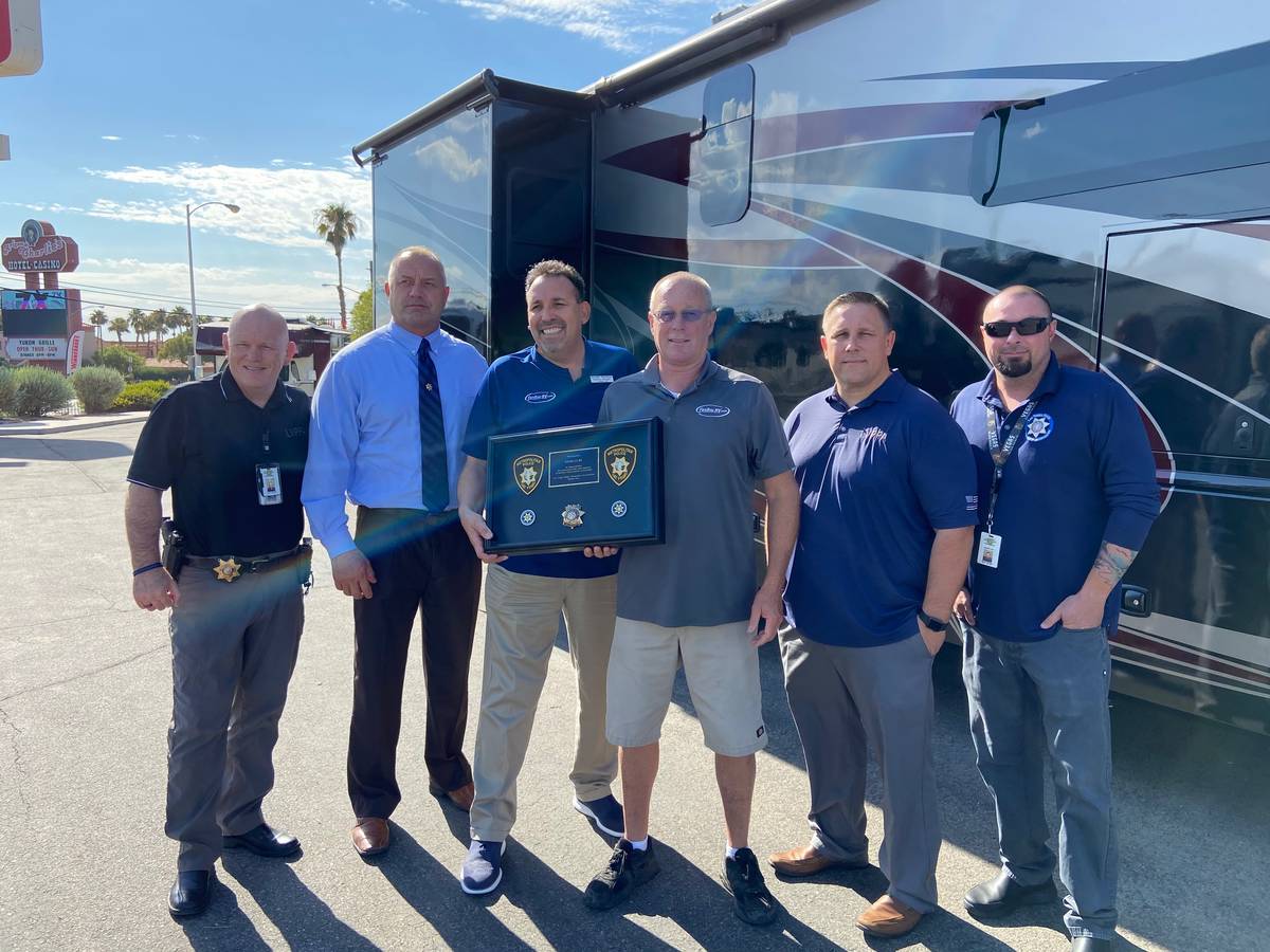 The executive board of the Las Vegas Police Protective Association was at Findlay RV to thank t ...