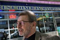In this June 5, 2007 file photo, Pete Hamill responds during an interview at the Skylight Diner ...