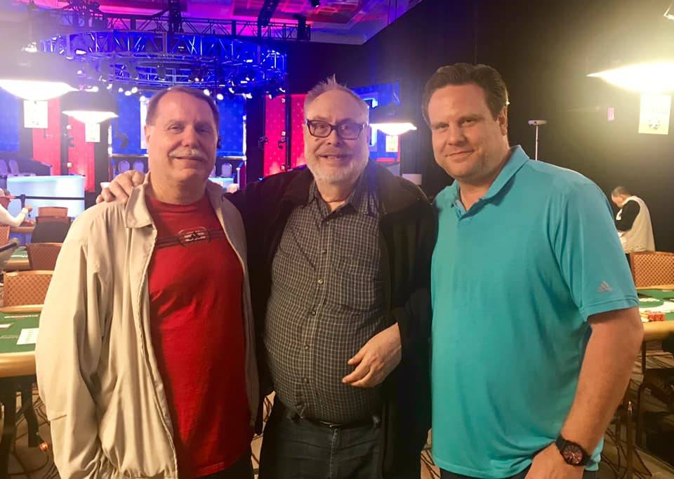 Rod Pardey Sr., center, with brother Dave, left, and son Rod Jr. at the World Series of Poker a ...