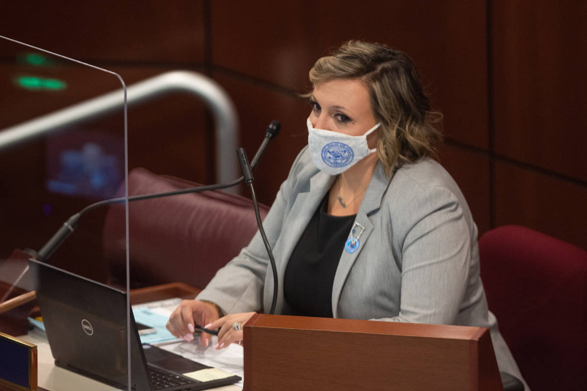 State Senate Majority Leader Nicole Cannizzaro on Friday, July 31, 2020 during the first day of ...