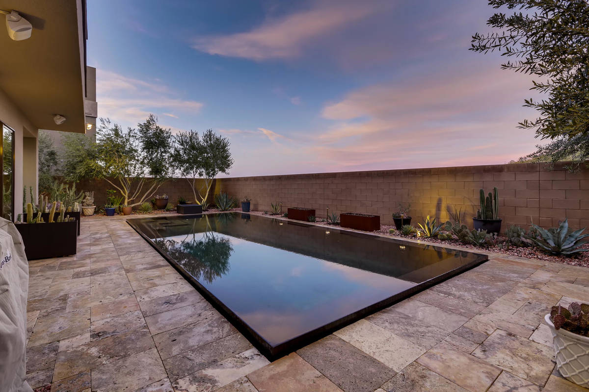 The Raiders' Damarious Randall's Henderson home has a pool. (eXp Realty)
