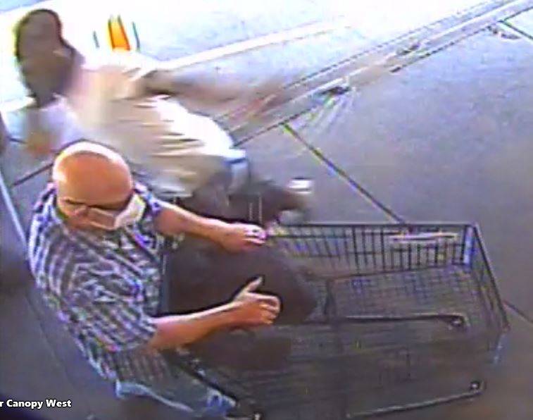 Las Vegas police released high-quality photos of a man wanted in an unprovoked attack on a seni ...