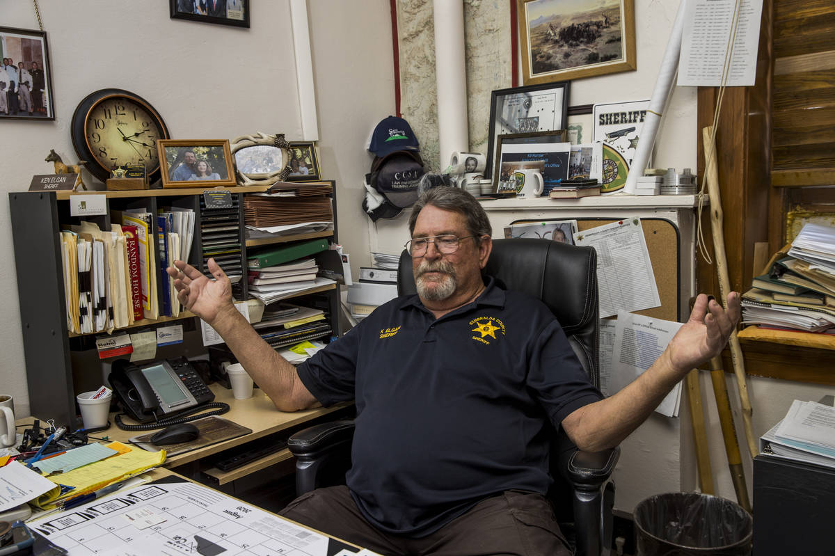 Esmeralda County Sheriff Ken Elgan continues to work hard with his team