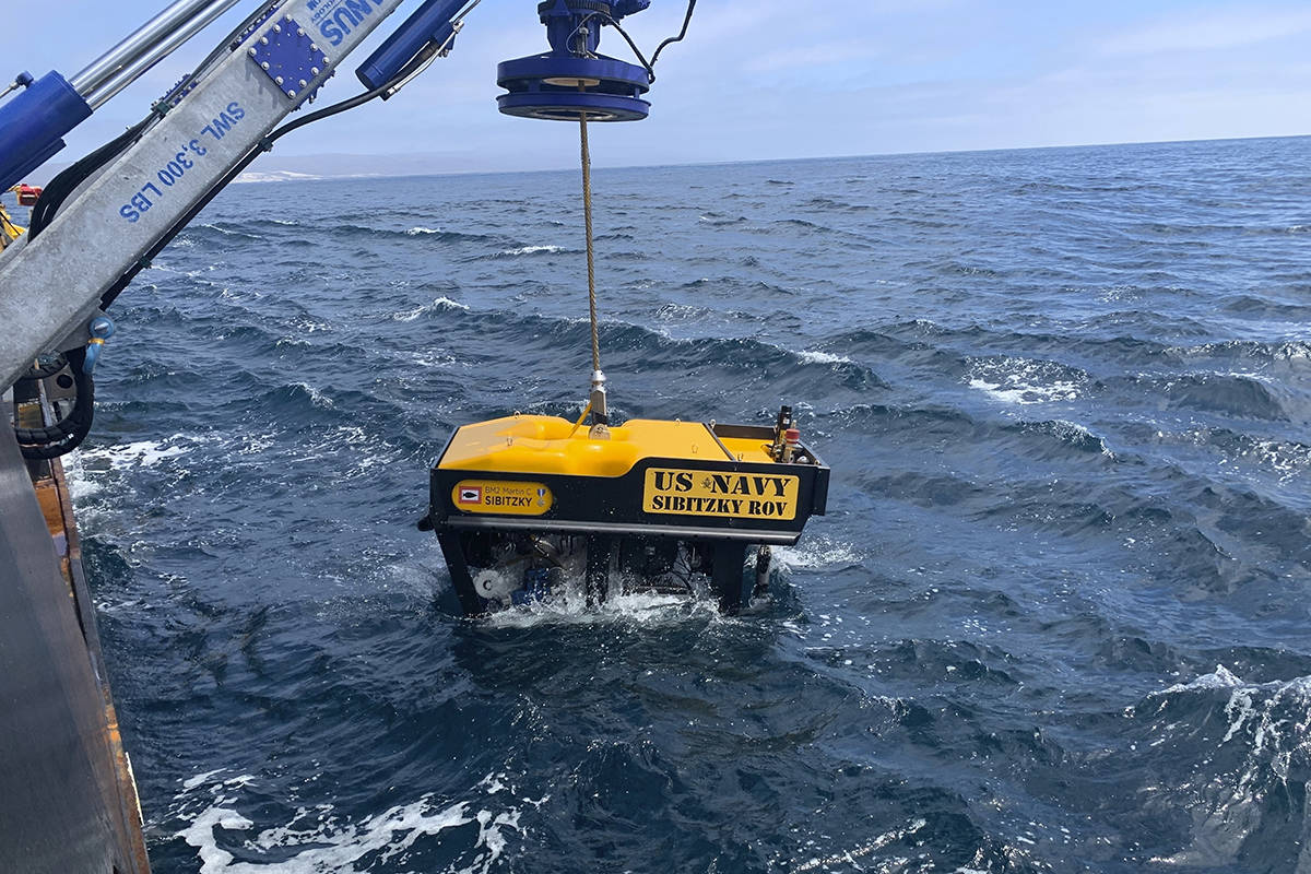FILE - In this Monday, Aug. 3, 2020, file photo, provided by the U.S. Navy, Undersea Rescue Com ...