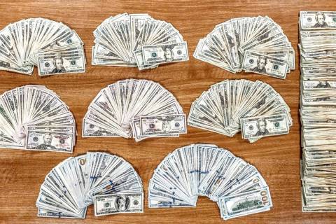 Police say they discovered more than $45,000 in cash, a small amount of methamphetamine and mul ...