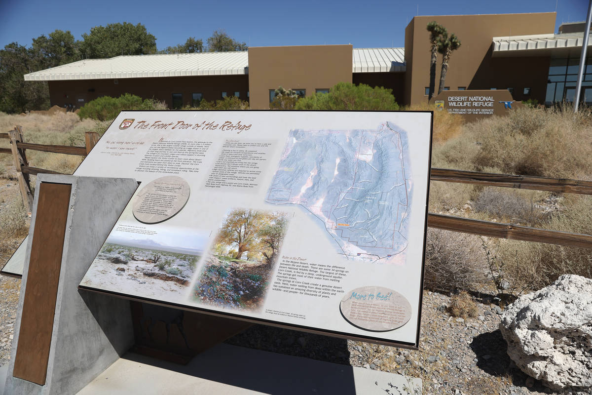 The Desert National Wildlife Refuge in Las Vegas, Wednesday, Aug. 12, 2020. (Erik Verduzco / La ...