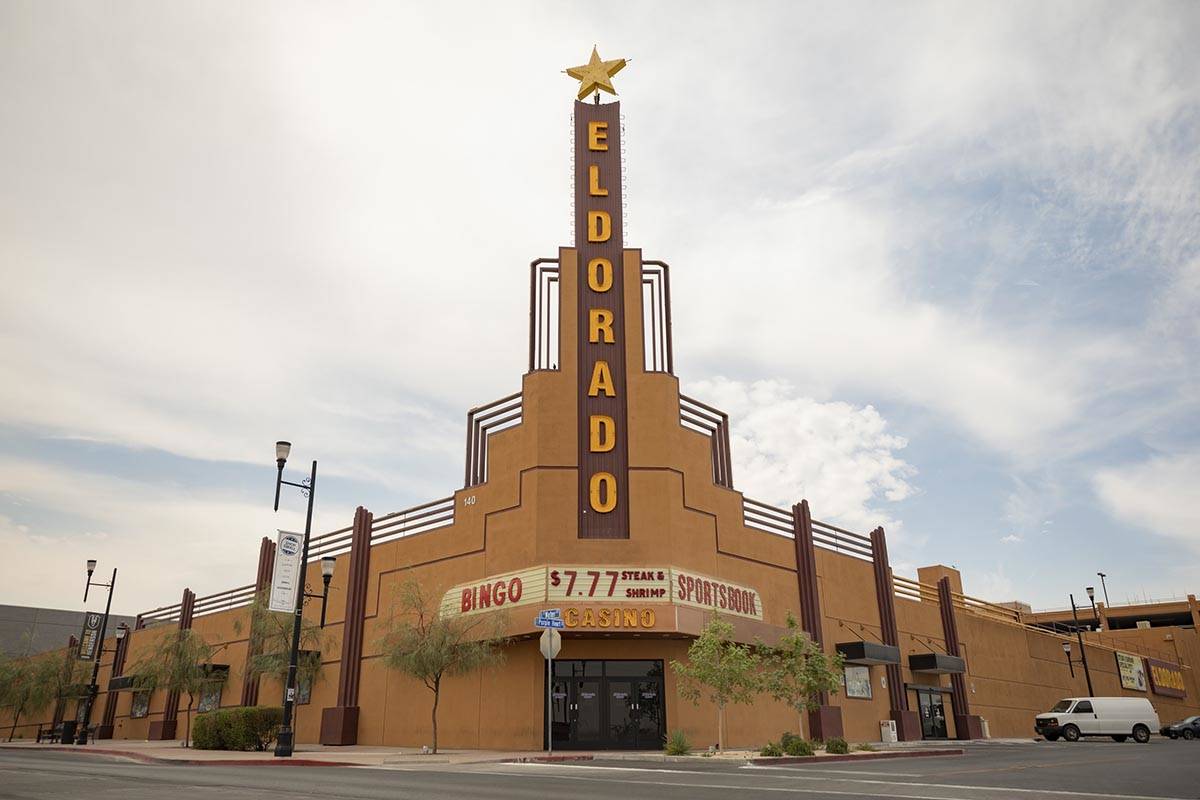 Eldorado Casino is seen temporarily closed in Henderson on Thursday, Aug. 13, 2020. (Elizabeth ...