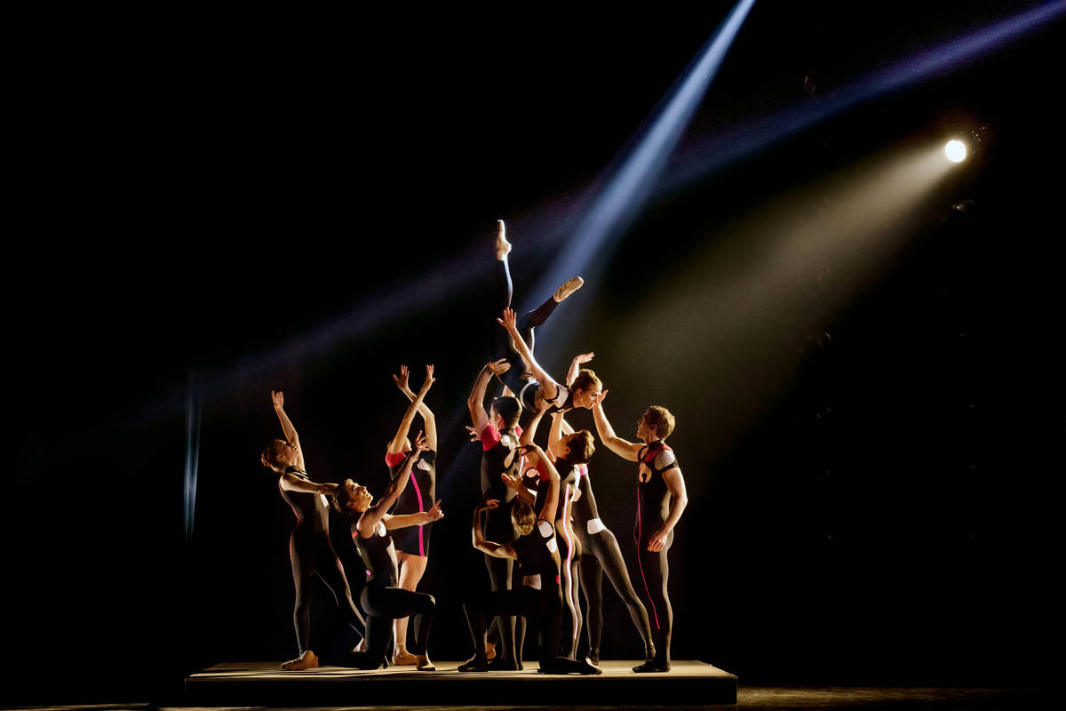 The Nevada Ballet Theatre performs "Crane/ing." (Virginia Trudeau)