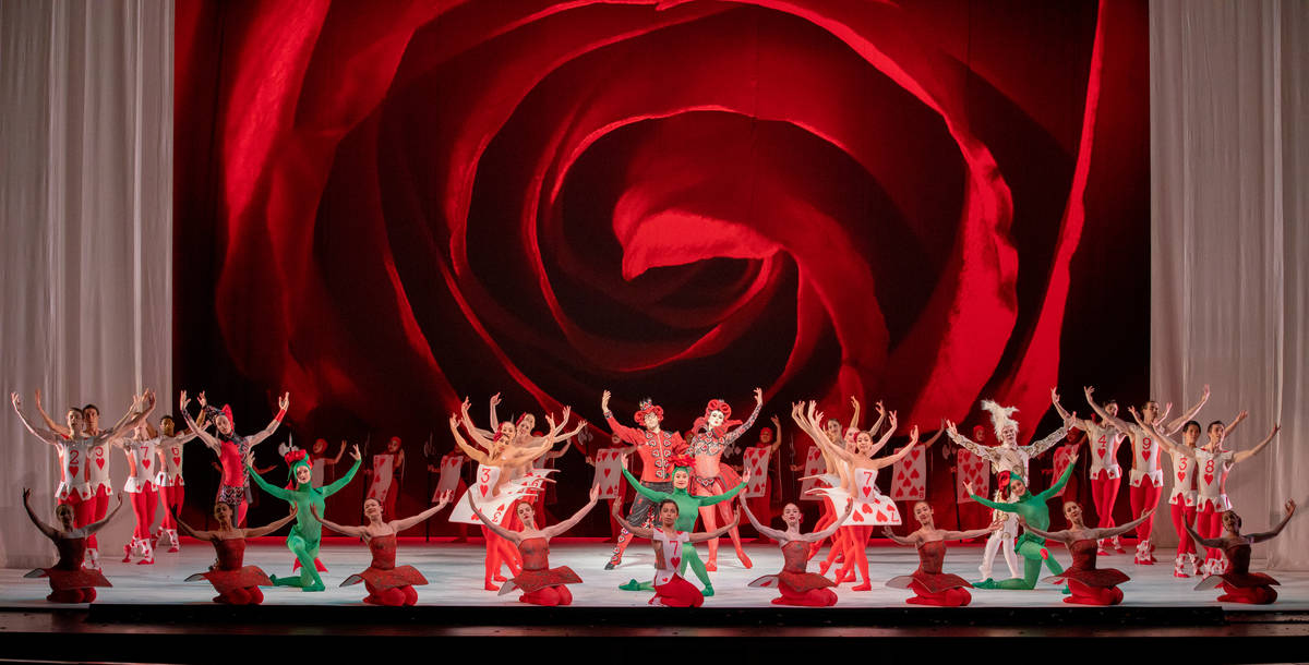 The Nevada Ballet Theatre performs "Alice in Wonderland." (Virginia Trudeau)