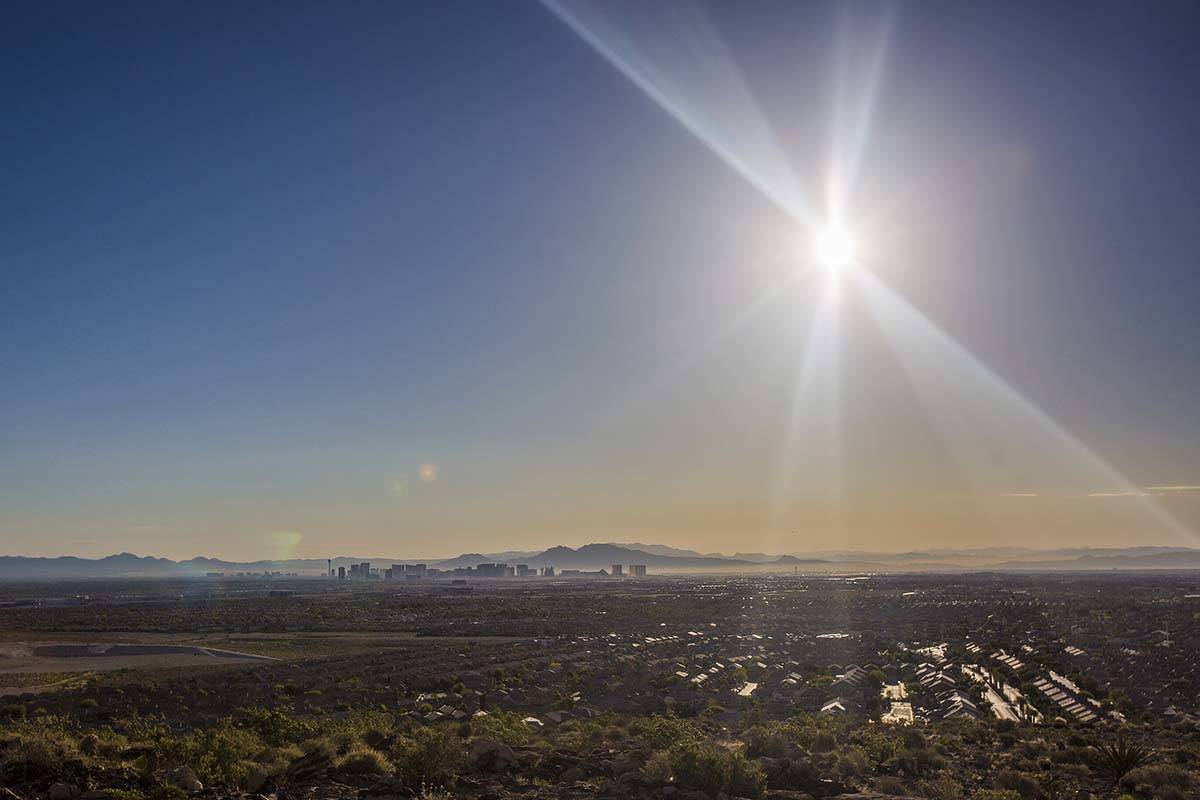An excessive heat warning will be in effect Friday through Monday in the Las Vegas region, says ...