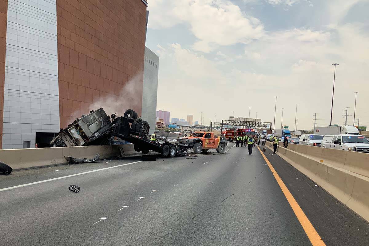 NHP investigating fatal crash on I15, US 95 ramp in Las Vegas Las