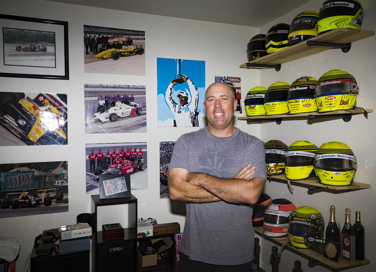 Richie Hearn, a former IndyCar racing driver who won the first major race at Las Vegas Motor Sp ...