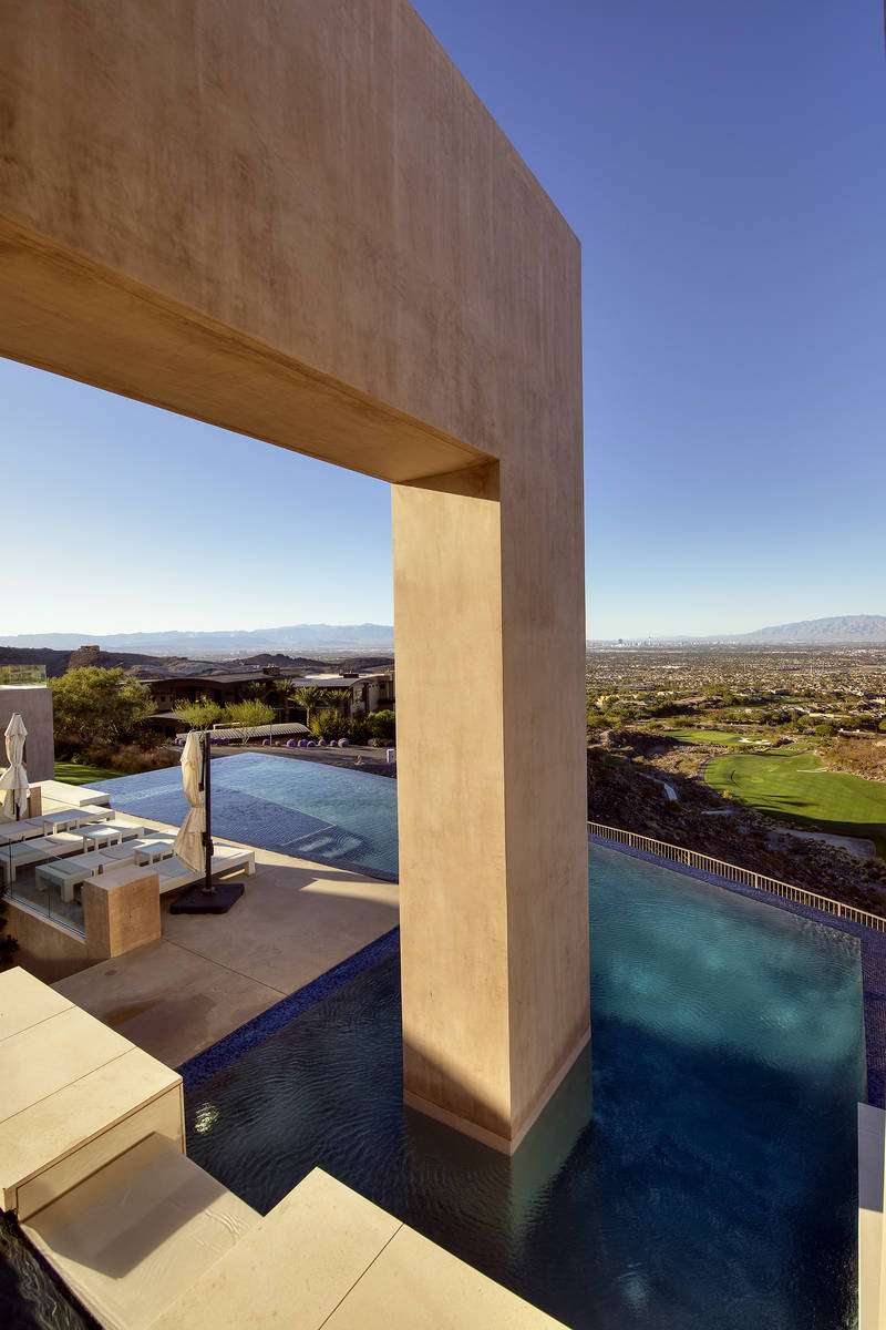 The home has several water features. (Synergy Sotheby’s International Realty)