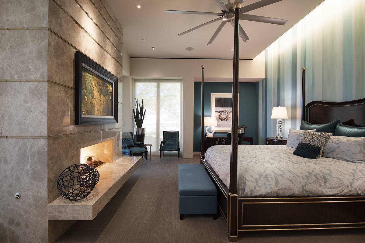 One of five bedrooms. (Synergy Sotheby’s International Realty)