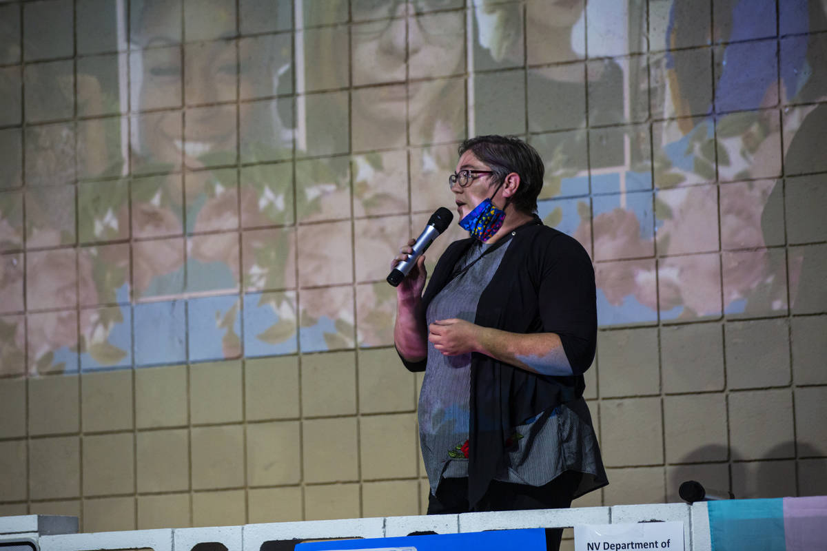 Ray Macfarlane, trans & gender diversity program manager at the LGBTQ Center of Southern Nevada ...