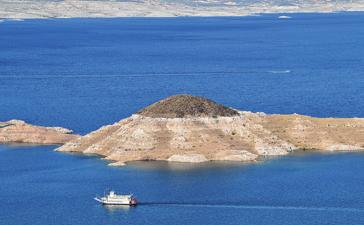 Celia Shortt Goodyear/Boulder City Review The water level at Lake Mead is projected to be at ap ...