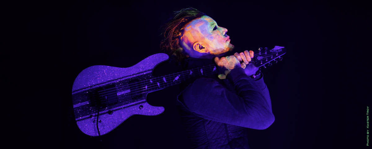 DJ Ashba is shown in a promotional photo for "Hypnotic," featuring Cali Tucker, an EDM track th ...