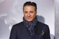 Andy Garcia arrives at the world premiere of "The Mule" on Monday, Dec. 10, 2018, at ...