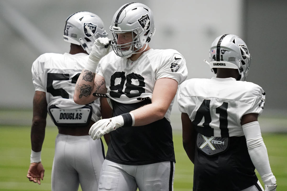 Raiders' Maxx Crosby doesn't want to be treated with kid gloves