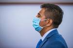 Defendant Adolfo Orozco leaves the courtroom with during a preliminary hearing for the Alpine f ...