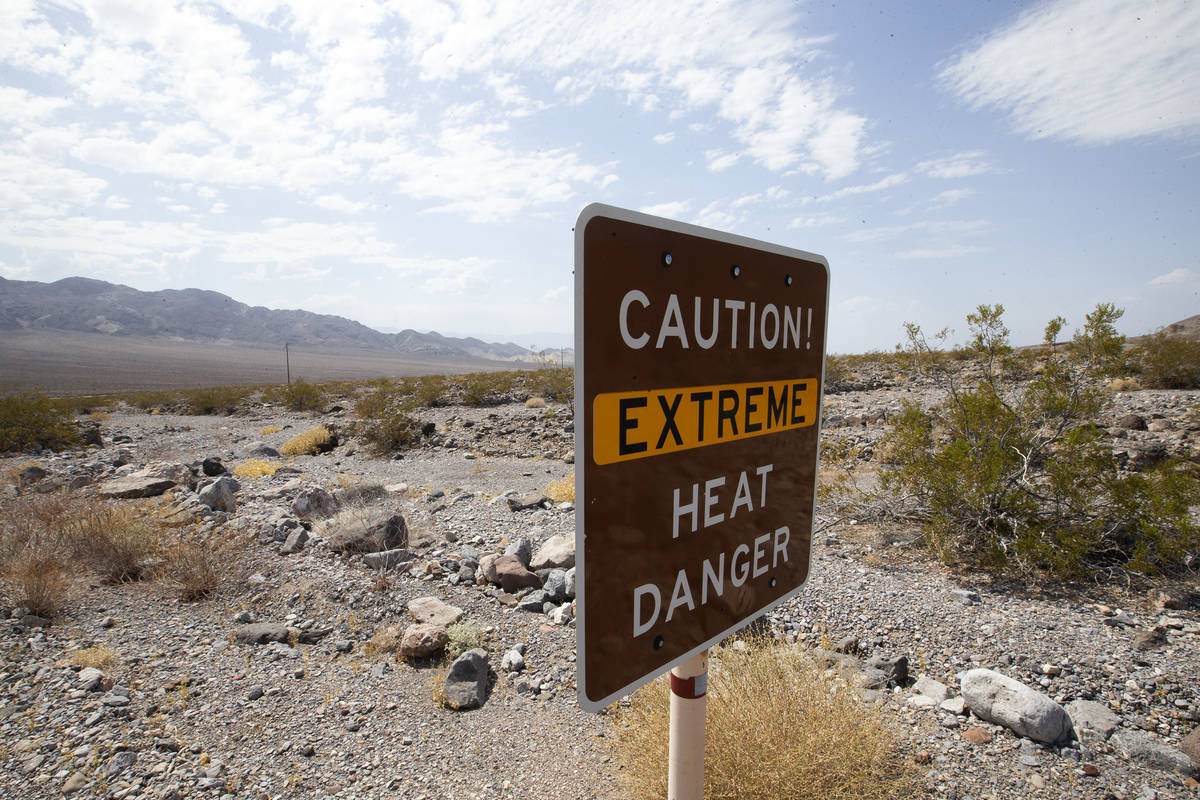 Death Valley National Park reached 127 degrees, coming close to the 1913 record of 134 degrees, ...