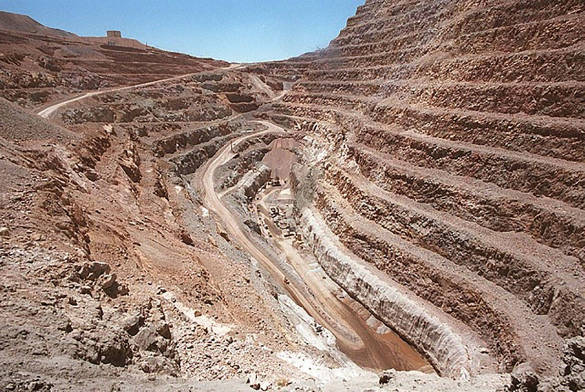 A Barrick Gold Corp. mine is seen in Nevada. (Las Vegas Review-Journal)