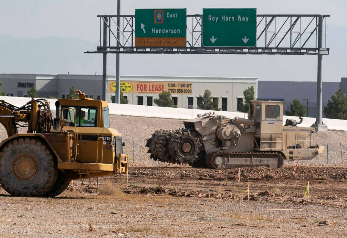 Heavy construction equipments are seen at UnCommons project site at the Southeast corner of S. ...